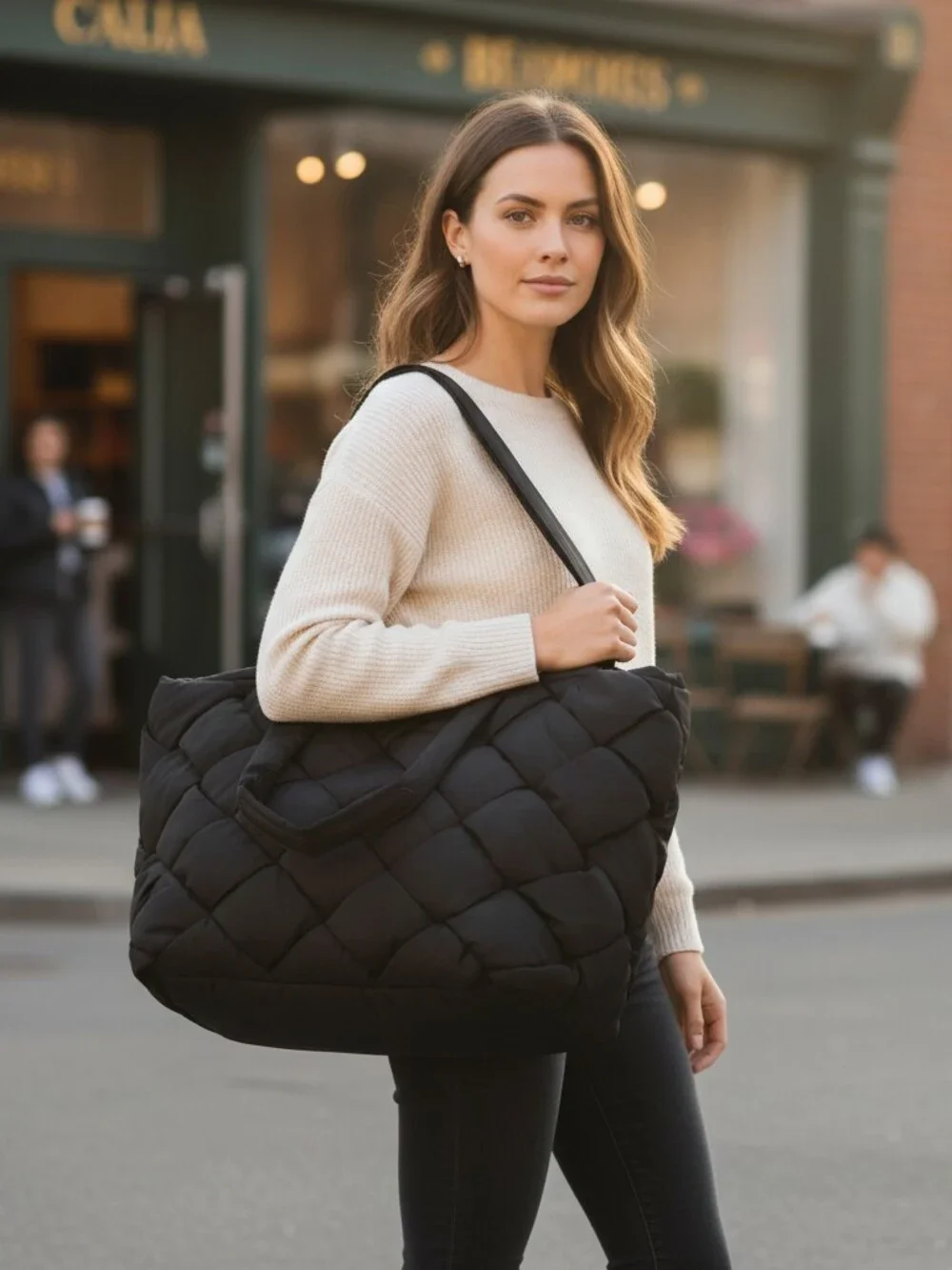 CALIA by Carrie Underwood Woven Tote | Black OS